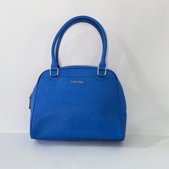 Calvin Klein Handbags - Calvin Klein Blue Dome Satchel Purse